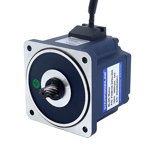 24V 120W 300RPM Geared Brushless DC Motor 3.08Nm(436.16oz.in) 10:1 Spur Gearbox - F55B120-24GU-30S/5GU10KB | StepperOnline UK
