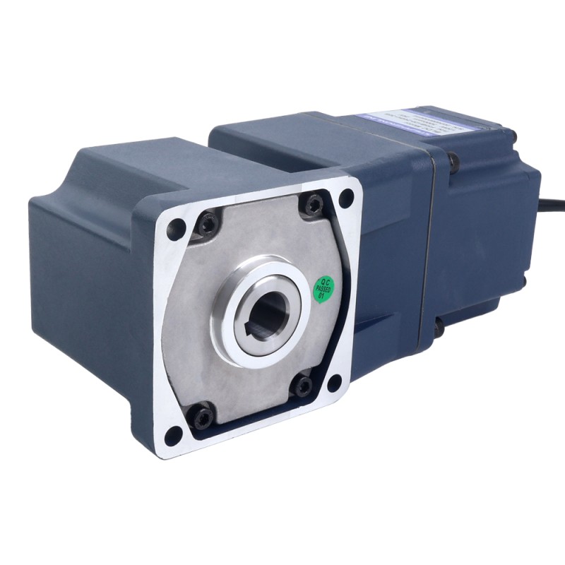 24V 120W 60RPM Geared BLDC Motor 11.63Nm(1647.32oz.in) 50:1 Right Angle Gearbox - F55B120-24GU-30S/5GU50RC | StepperOnline UK 24V 120W 60RPM Geared BLDC Motor 11.63Nm(1647.32oz.in) 50:1 Right Angle Gearbox - F55B120-24GU-30S/5GU50RC | StepperOnline UK