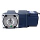 24V 120W 16.67RPM Geared BLDC Motor 40.00Nm(5664.47oz.in) 180:1 Right Angle Gearbox - F55B120-24GU-30S/5GU180RT | StepperOnline UK