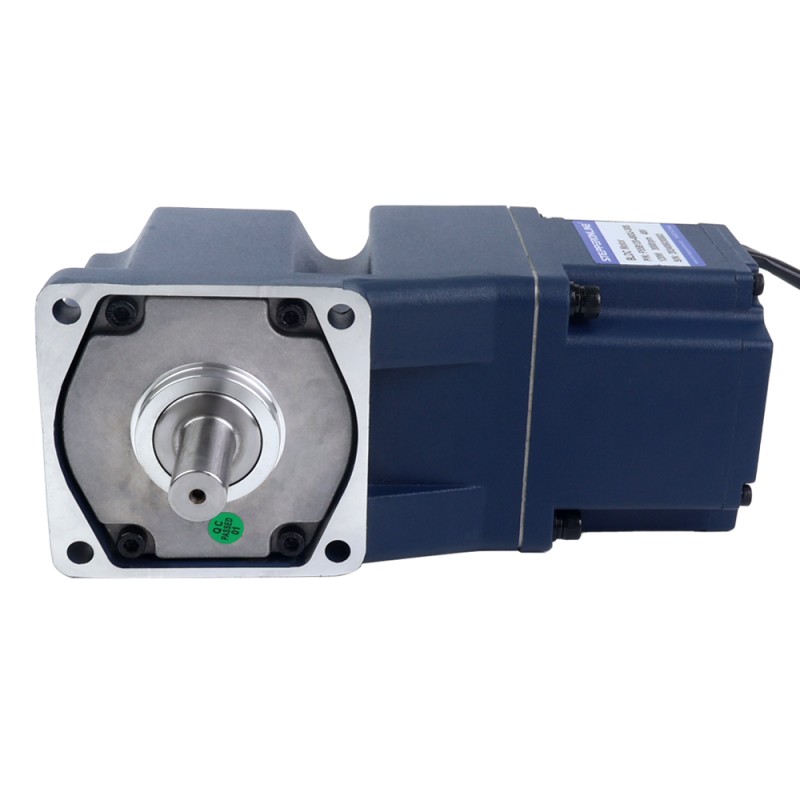 24V 120W 60RPM Geared BLDC Motor 11.63Nm(1647.32oz.in) 50:1 Right Angle Gearbox - F55B120-24GU-30S/5GU50RT | StepperOnline UK
