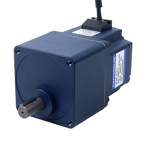 24V 120W 300RPM Geared Brushless DC Motor 3.08Nm(436.16oz.in) 10:1 Spur Gearbox - F55B120-24GU-30S/5GU10KB | StepperOnline UK