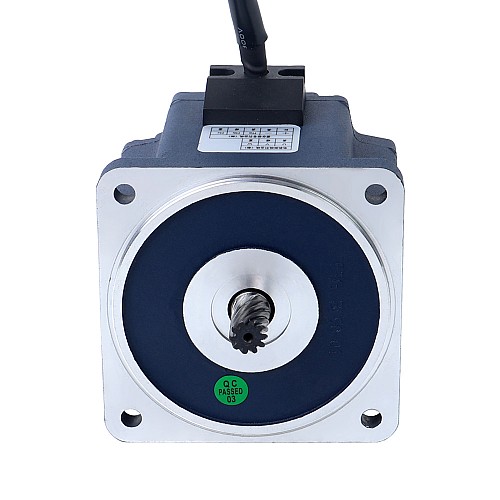 24V 150W 200RPM Geared Brushless DC Motor 5.25Nm(743.46oz.in) 15:1 Spur Gearbox - F55B150-24GU-30S/5GU15KB | StepperOnline UK