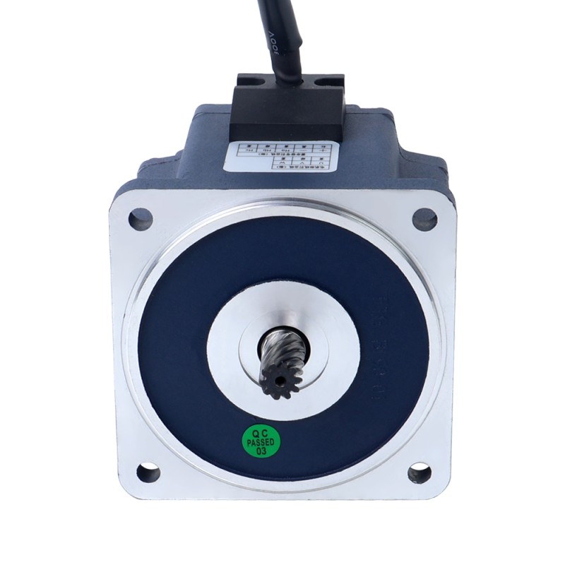 48V 150W 600RPM Geared Brushless DC Motor 1.95Nm(276.14oz.in) 5:1 Spur Gearbox - F55B150-48GU-30S/5GU5KB | StepperOnline UK