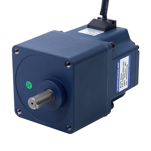 24V 200W 30RPM Geared Brushless DC Motor 40.00Nm(5664.48oz.in) 100:1 Spur Gearbox - F6B200-24GU-30S/6GU100K | StepperOnline UK