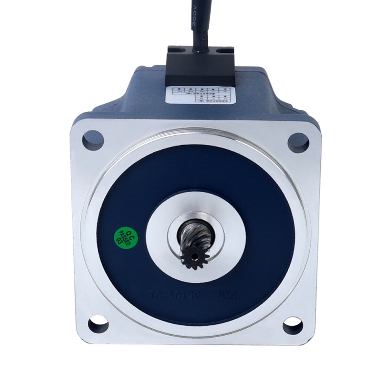 24V 250W 15RPM Geared Brushless DC Motor 40.00Nm(5664.48oz.in) 200:1 Spur Gearbox - F6B250-24GU-30S/6GU200K | StepperOnline UK