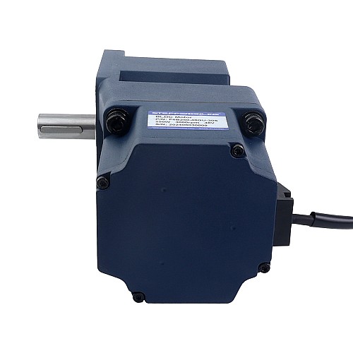 24V 250W 300RPM Geared BLDC Motor 5.62Nm(796.19oz.in) 10:1 Right Angle Gearbox - F6B250-24GU-30S/6GU10RT | StepperOnline UK