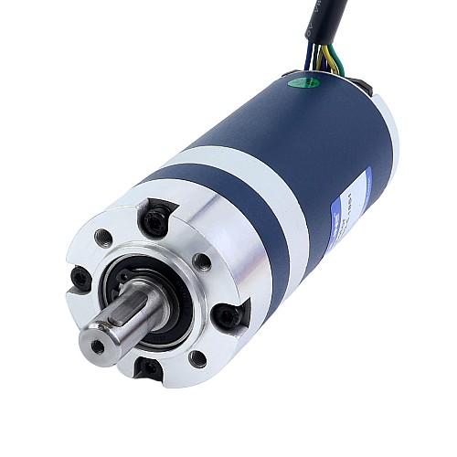 24V 60W 579RPM Geared Brushless DC Motor 0.90Nm(127.45oz.in) 5.18:1 Planetary Gearbox - M52B60-24P-30S/G52-5.18S1 | StepperOnline UK