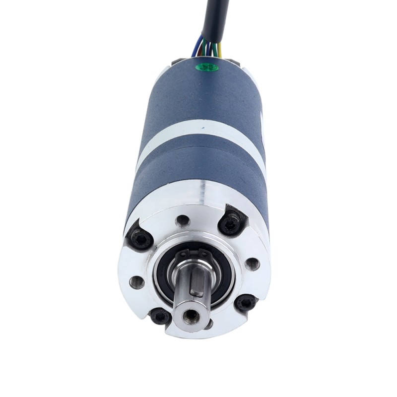 24V 60W 58.9RPM Geared Brushless DC Motor 7.00Nm(991.28oz.in) 50.9:1 Planetary Gearbox - M52B60-24P-30S/G52-50.9S1 | StepperOnline UK
