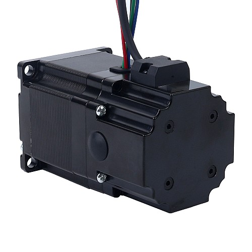 Nema 23 Stepper Motor 1.2Nm(169.93oz.in) with 24V 4.5W Electromagnetic Brake - 23HS22-4004D-B280 | StepperOnline UK
