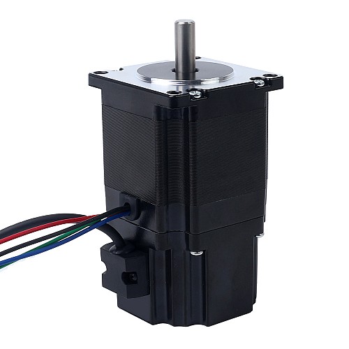Nema 23 Stepper Motor 1.2Nm(169.93oz.in) with 24V 4.5W Electromagnetic Brake - 23HS22-4004D-B280 | StepperOnline UK