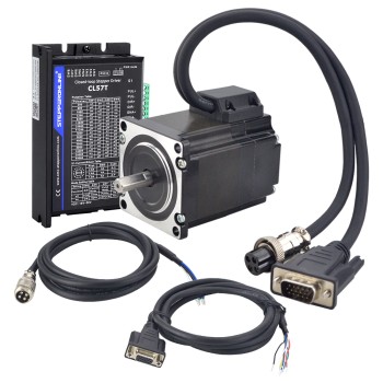 TS Series 1.2Nm(169.93oz.in) 1 Axis Closed Loop Stepper CNC Kit Nema 23 Motor & Driver