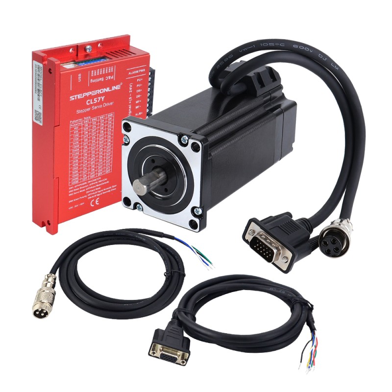 YS Series 1 Axis Closed Loop Stepper CNC Kit 4.00Nm(566.45oz.in) Nema 24 Motor & Driver - 1-CL57Y-S40 | StepperOnline UK