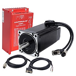 YS Series 1 Axis Closed Loop Stepper CNC Kit 12.0Nm(1699.34oz.in) Nema 34 Motor w/ 2.0m Cables & Driver