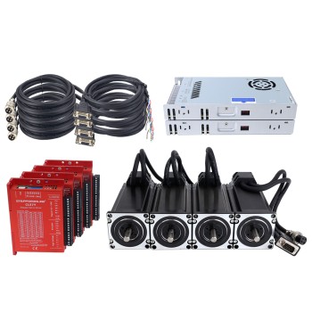 YS Series 4 Axis 3.00Nm(424.83oz.in) Nema 23 Closed Loop Stepper Kit w/ Power Supply