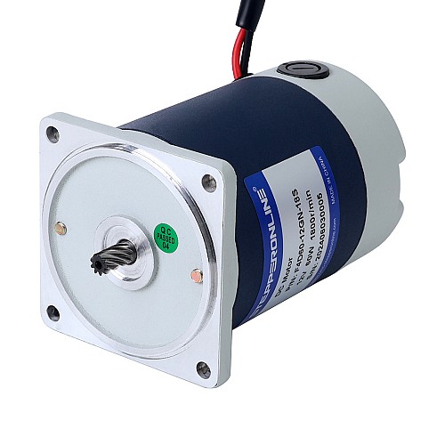 Brushed 12V 60W 2.58Nm(365.36oz.in) 180RPM w/ 10:1 Spur Gearbox DC Gear Motor - F4D60-12GN-18S/4GN10K | StepperOnline UK