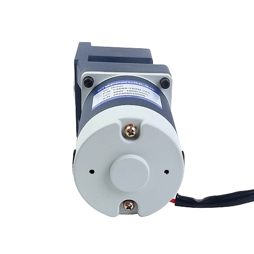Brushed 24V 60W 6.74Nm(954.46oz.in) 60RPM w/ 30:1 Right Angle Gearbox DC Gear Motor - F4D60-24GN-18S/4GN30RC | StepperOnline UK