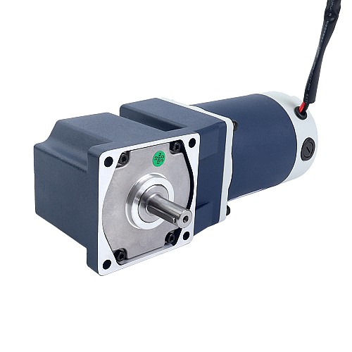 Brushed 12V 60W 16.00Nm(2265.79oz.in) 10RPM w/ 180:1 Right Angle Gearbox DC Gear Motor - F4D60-12GN-18S/4GN180RT | StepperOnline UK