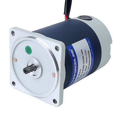 Brushed 24V 60W 8.00Nm(1132.89oz.in) 36RPM w/ 50:1 Spur Gearbox DC Gear Motor - F4D60-24GN-18S/4GN50K | StepperOnline UK