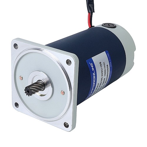 Brushed 24V 150W 11.93Nm(1689.43oz.in) 120RPM w/ 15:1 Spur Gearbox DC Gear Motor - F5D150-24GU-18S/5GU15KB | StepperOnline UK