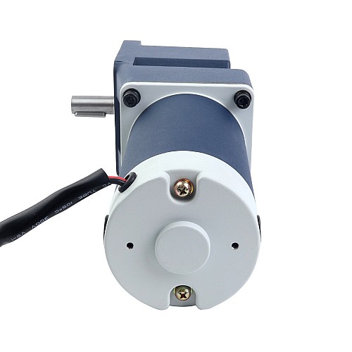 Brushed 48V 150W 14.62Nm(2070.37oz.in) 60RPM w/ 50:1 Right Angle Gearbox DC Gear Motor - F5D150-48GU-30S/5GU50RT | StepperOnline UK