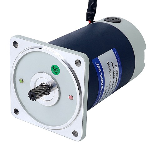 Brushed 24V 150W 7.16Nm(1013.94oz.in) 200RPM w/ 15:1 Spur Gearbox DC Gear Motor - F5D150-24GU-30S/5GU15KB | StepperOnline UK