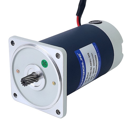 Brushed 48V 150W 2.39Nm(338.45oz.in) 600RPM w/ 5:1 Spur Gearbox DC Gear Motor - F5D150-48GU-30S/5GU5KB | StepperOnline UK