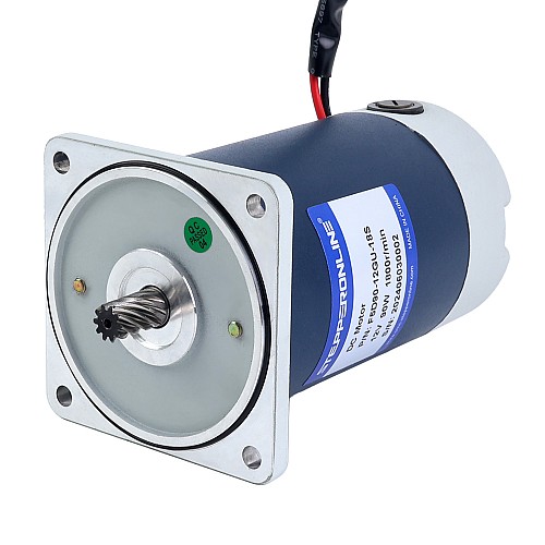 Brushed 12V 90W 5.22Nm(739.21oz.in) 120RPM w/ 15:1 Spur Gearbox DC Gear Motor - F5D90-12GU-18S/5GU15KB | StepperOnline UK