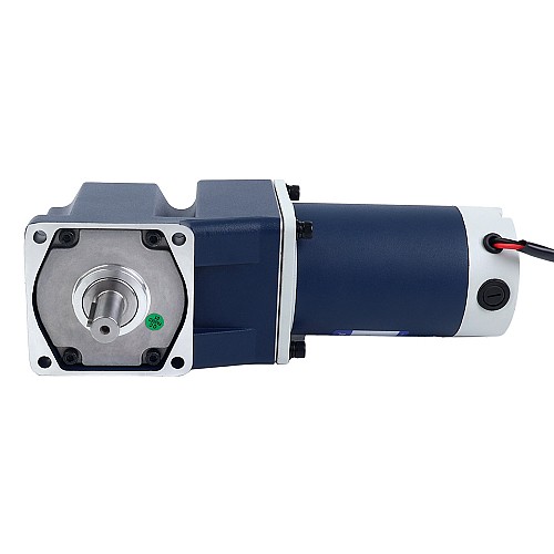 Brushed 24V 90W 3.41Nm(482.90oz.in) 180RPM w/ 10:1 Right Angle Gearbox DC Gear Motor - F5D90-24GU-18S/5GU10RT | StepperOnline UK
