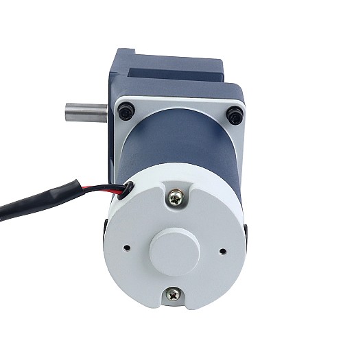 Brushed 24V 90W 3.41Nm(482.90oz.in) 180RPM w/ 10:1 Right Angle Gearbox DC Gear Motor - F5D90-24GU-18S/5GU10RT | StepperOnline UK