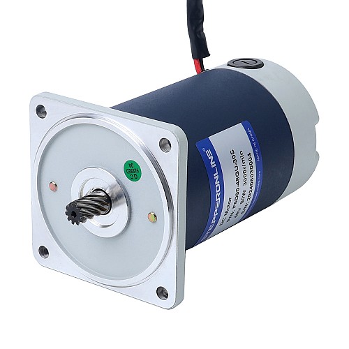 Brushed 48V 90W 1.16Nm(164.27oz.in) 600RPM w/ 5:1 Spur Gearbox DC Gear Motor - F5D90-48GU-30S/5GU5KB | StepperOnline UK