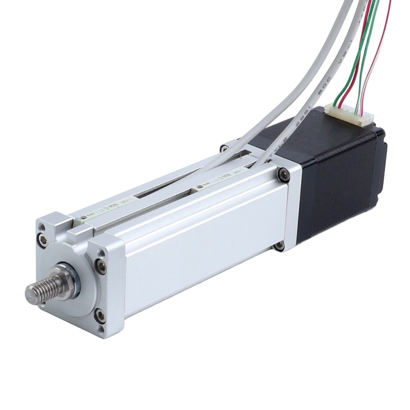 Nema 11 Ball Screw Electric Cylinder 1.0A Stroke 40mm 0.1Nm(14.16oz.in) Lead 1mm(0.03937) with Limit Switch - LCB11S17BSM10-40D | StepperOnline UK