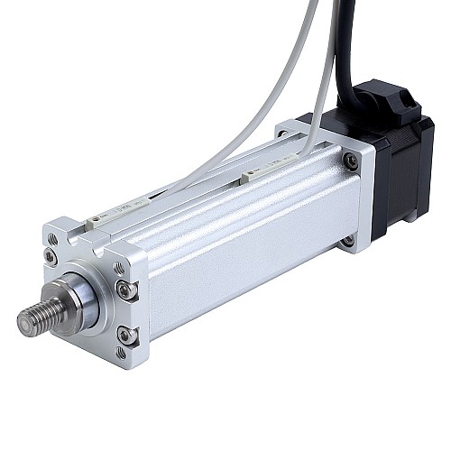 Nema 14 Ball Screw Electric Cylinder 1.5A Stroke 75mm 0.14Nm(19.83oz.in) Lead 12mm(0.47244) with Limit Switch - LCB14S13B2B15-75D | StepperOnline UK