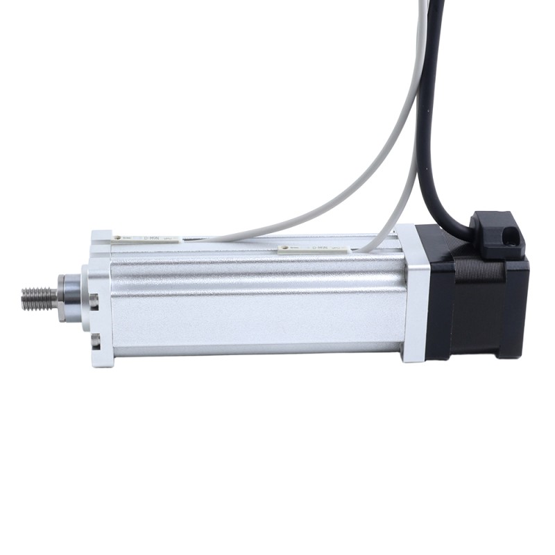 Nema 14 Ball Screw Electric Cylinder 1.5A Stroke 25mm 0.14Nm(19.83oz.in) Lead 12mm(0.47244) with Limit Switch - LCB14S13B2B15-25D | StepperOnline UK