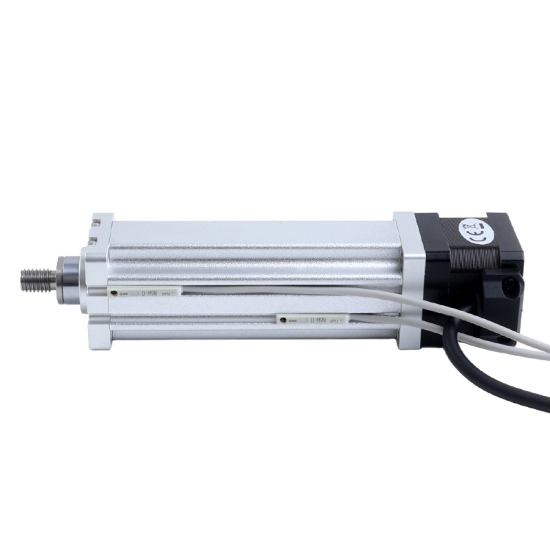 Nema 14 Ball Screw Electric Cylinder 1.5A Stroke 25mm 0.14Nm(19.83oz.in) Lead 12mm(0.47244) with Limit Switch - LCB14S13B2B15-25D | StepperOnline UK