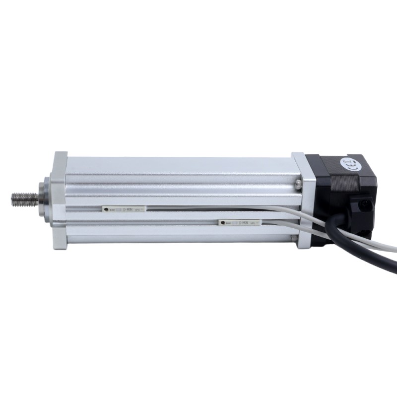 Nema 17 Ball Screw Electric Cylinder 1.5A Stroke 75mm 0.25Nm(35.40oz.in) Lead 5mm(0.19685) with Limit Switch - LCB17S13BVL15-75D | StepperOnline UK