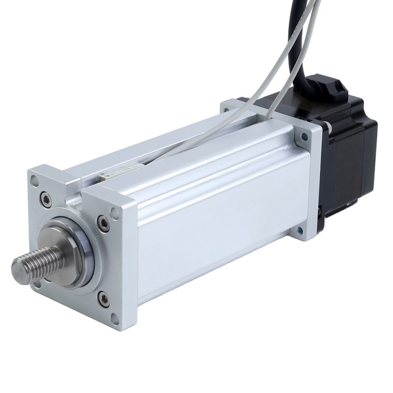 Nema 23 Ball Screw Electric Cylinder 4.0A Stroke 75mm 2.0Nm(283.22oz.in) Lead 4mm(0.15748) with Limit Switch - LCB23S30BDL40-75D | StepperOnline UK