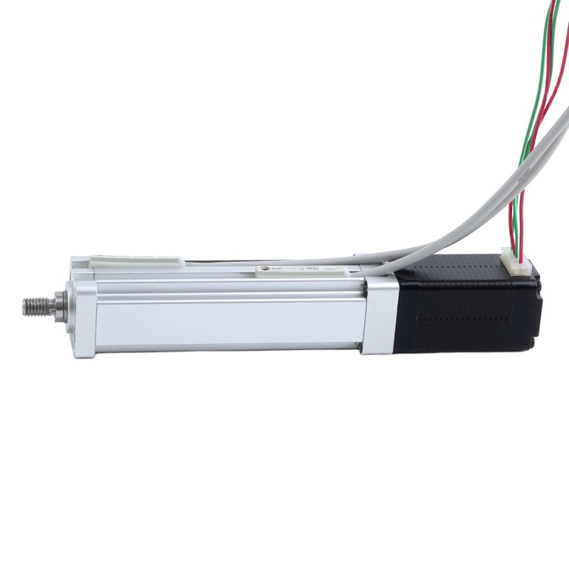 Nema 8 Ball Screw Electric Cylinder 0.5A Stroke 40mm 0.02Nm(2.83oz.in) Lead 1mm(0.03937) with Limit Switch - LCB8S15BSS05-40D | StepperOnline UK