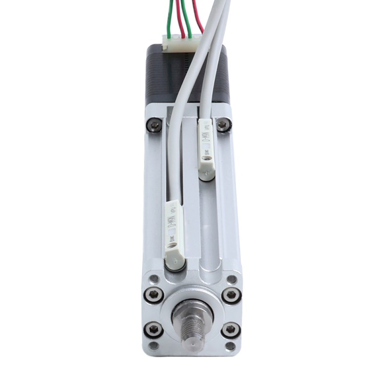 Nema 8 Ball Screw Electric Cylinder 0.5A Stroke 40mm 0.02Nm(2.83oz.in) Lead 1mm(0.03937) with Limit Switch - LCB8S15BSS05-40D | StepperOnline UK