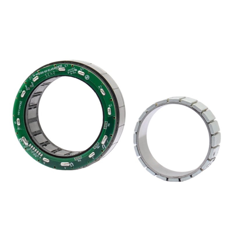 SFI Series 272W 48VDC Frameless Torque Motor 1.3Nm 69mm Frame Diameter - 70SFI18-4827-124B | StepperOnline UK