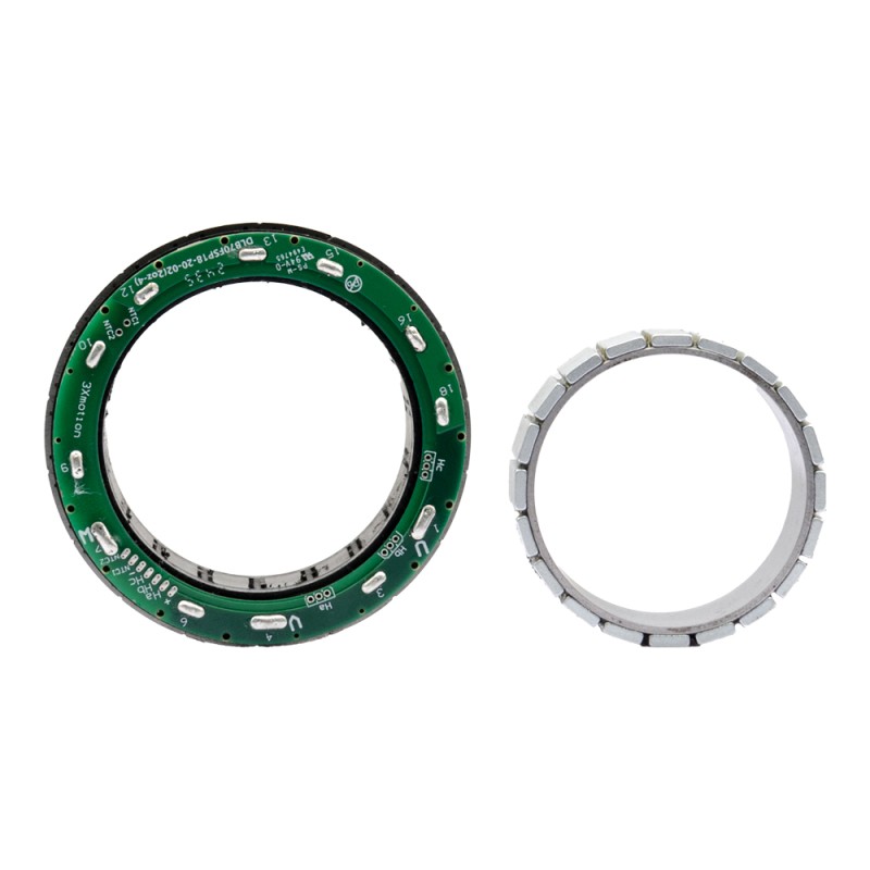 SFI Series 272W 48VDC Frameless Torque Motor 1.3Nm 69mm Frame Diameter - 70SFI18-4827-124B | StepperOnline UK