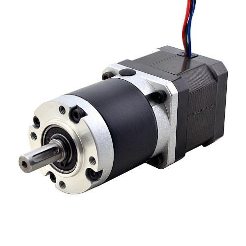 Nema 17 Stepper Motor L=39mm Gear Ratio 100:1 MG Series Planetary Gearbox - 17HS15-1584S-MG100 | StepperOnline UK