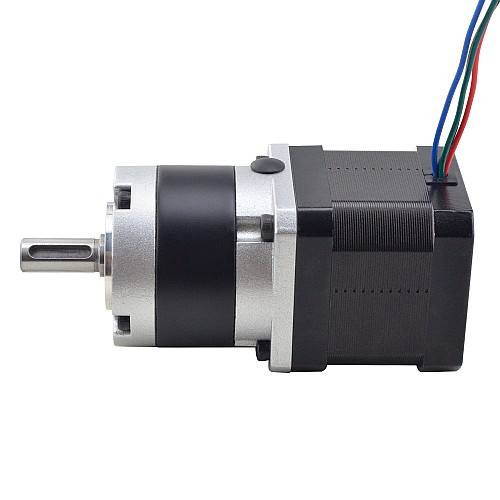 Nema 17 Stepper Motor L=39mm Gear Ratio 10:1 MG Series Planetary Gearbox - 17HS15-1584S-MG10 | StepperOnline UK
