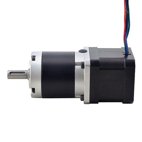 Nema 17 Stepper Motor L=39mm Gear Ratio 100:1 MG Series Planetary Gearbox - 17HS15-1584S-MG100 | StepperOnline UK