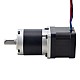 Nema 17 Stepper Motor L=39mm Gear Ratio 100:1 MG Series Planetary Gearbox - 17HS15-1584S-MG100 | StepperOnline UK