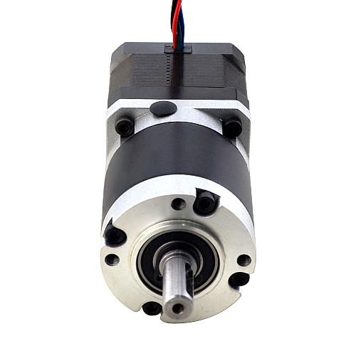 Nema 17 Stepper Motor L=39mm Gear Ratio 100:1 MG Series Planetary Gearbox - 17HS15-1584S-MG100 | StepperOnline UK