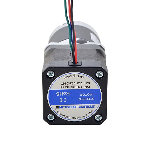 Nema 17 Stepper Motor L=39mm Gear Ratio 20:1 MG Series Planetary Gearbox - 17HS15-1584S-MG20 | StepperOnline UK