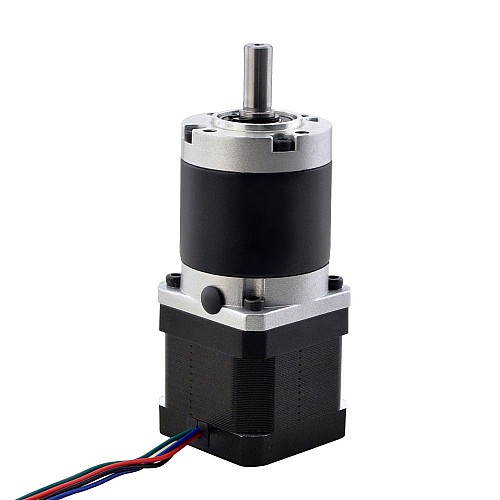 Nema 17 Stepper Motor L=39mm Gear Ratio 20:1 MG Series Planetary Gearbox - 17HS15-1584S-MG20 | StepperOnline UK
