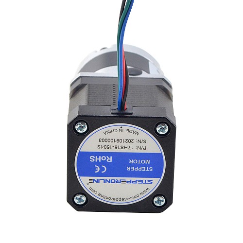 Nema 17 Stepper Motor L=39mm Gear Ratio 5:1 MG Series Planetary Gearbox - 17HS15-1584S-MG5 | StepperOnline UK