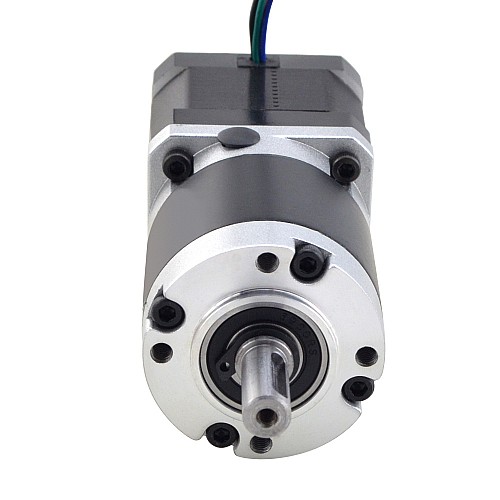 Nema 17 Stepper Motor L=39mm Gear Ratio 50:1 MG Series Planetary Gearbox - 17HS15-1584S-MG50 | StepperOnline UK