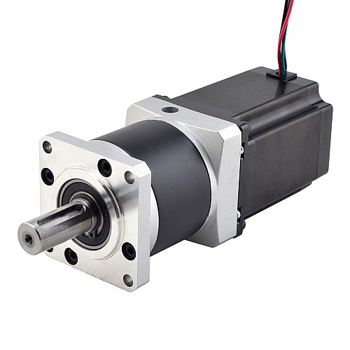 Nema 23 Stepper Motor L=76.5mm Gear Ratio 20:1 MG Series Planetary Gearbox - 23HS30-2904S-MG20 | StepperOnline UK